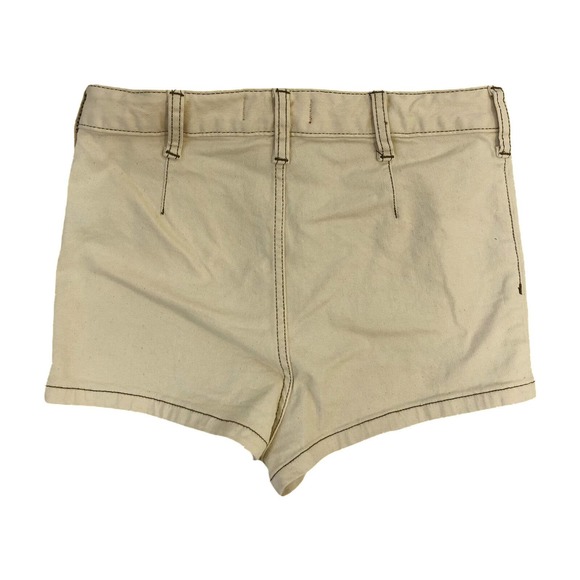 Free People Women's High Rise Waist Bridgette Denim Shorts Natural 29 $68 NWT - Picture 7 of 7